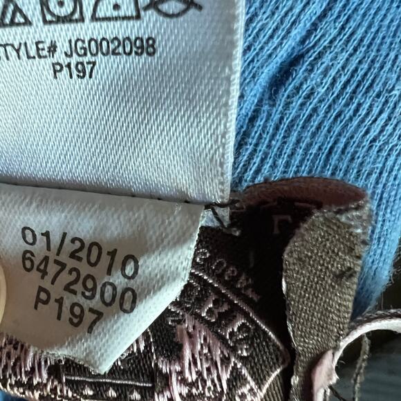 JUICY COUTURE Blue Velour Jogger Flare Pants Track Women Large Y2K 2000s - Picture 5 of 9